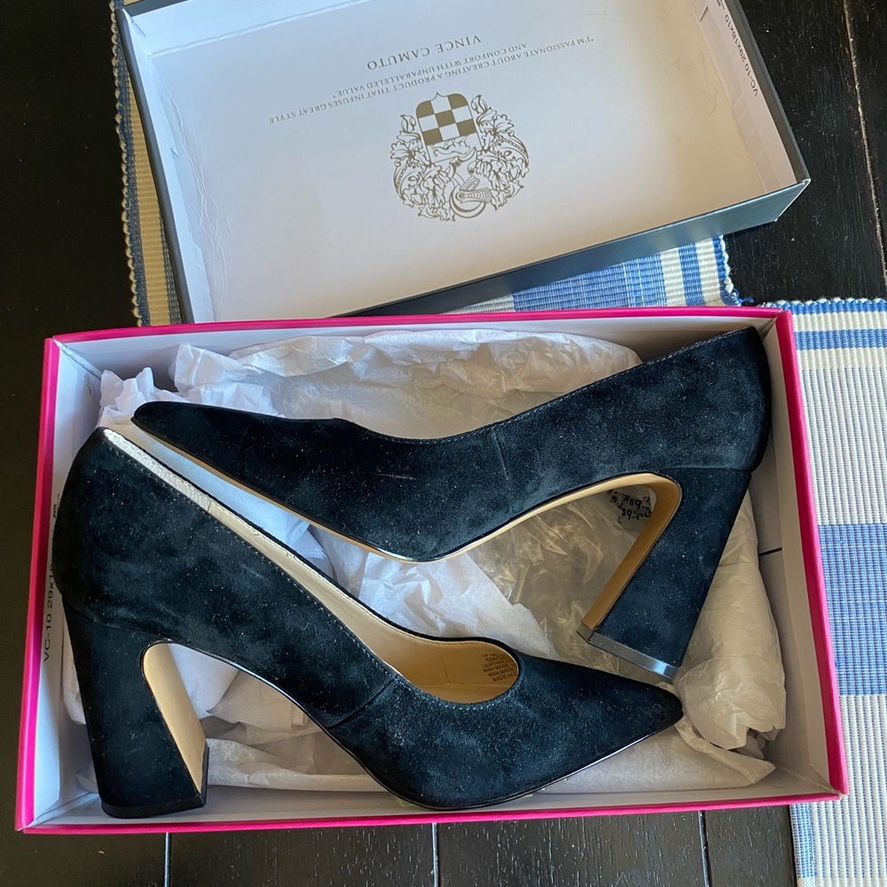 Vince Camuto Ableen Pump Black New With Box